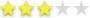 3.0 stjerner
